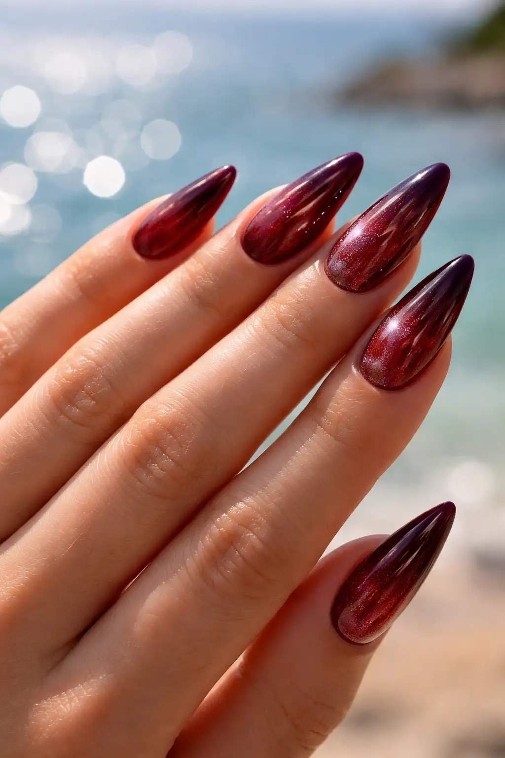 Merlot Sea Glass