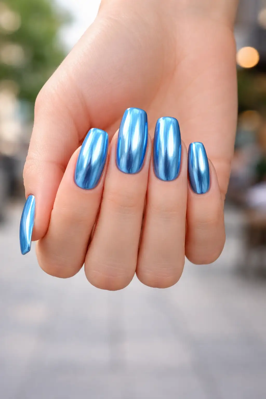 Blue Chrome Glow