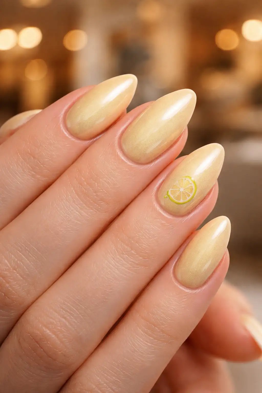 Lemon Chrome Velvet