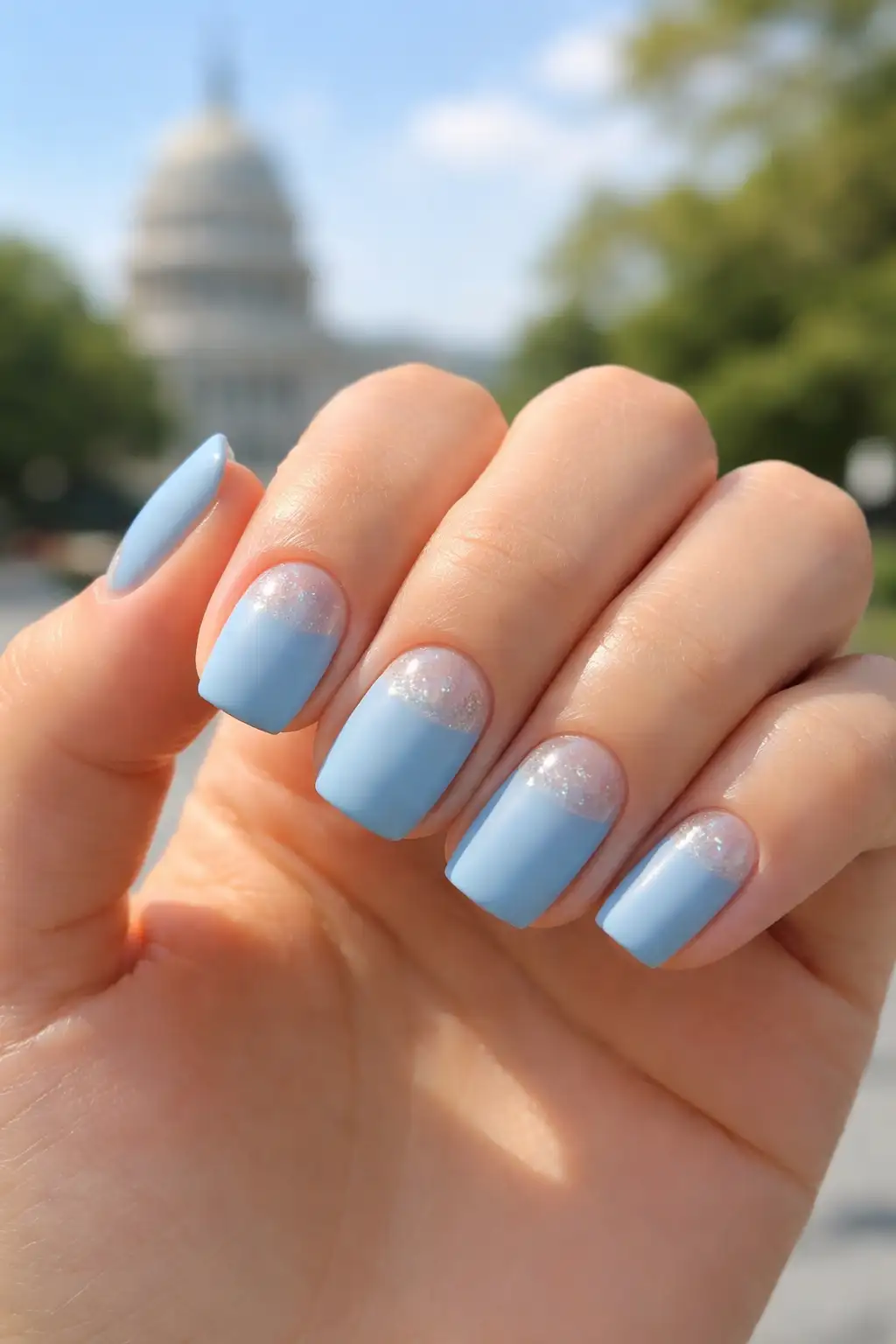 Blue Grad Glow