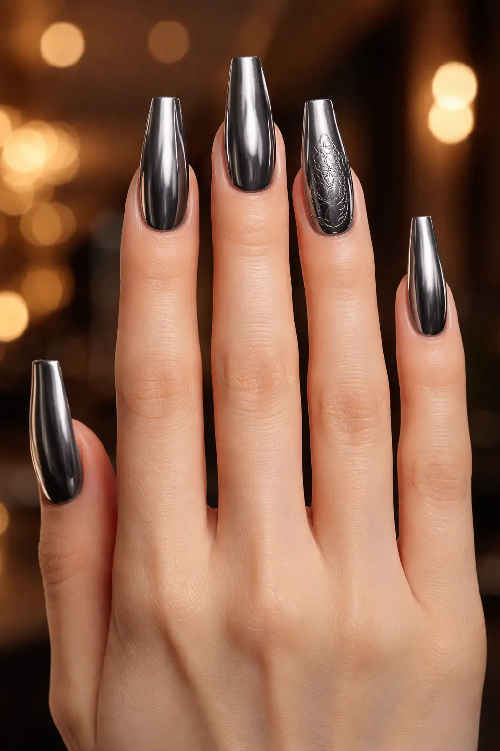 Grey Chrome Luxe