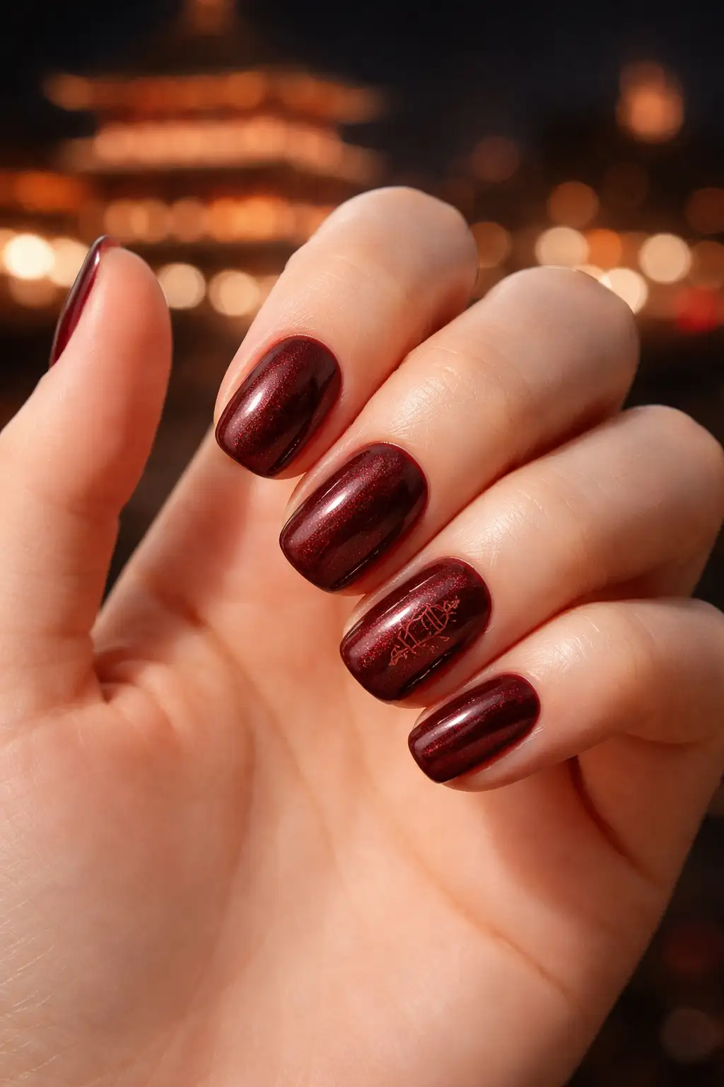 Autumn Lantern Red