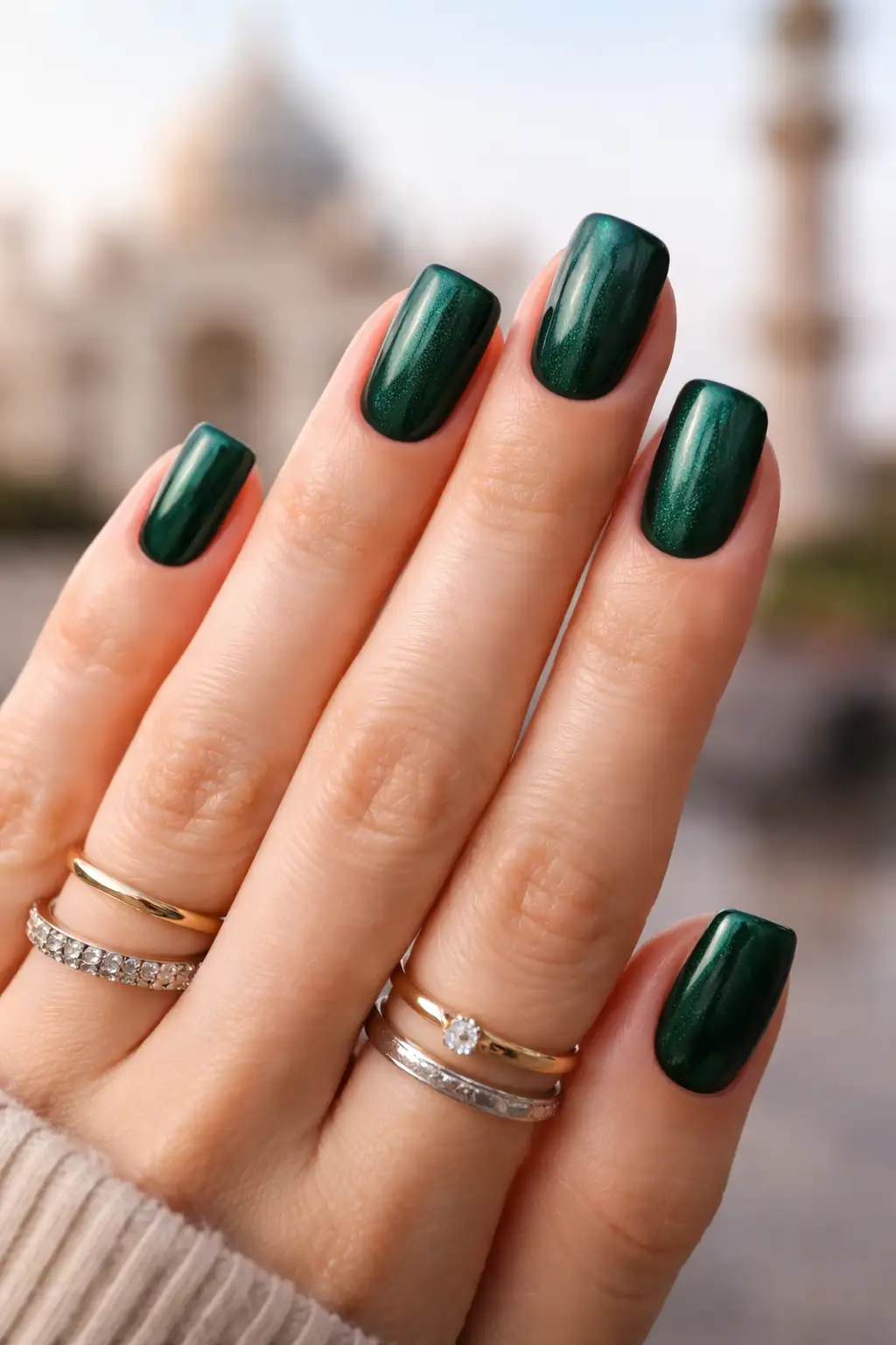 Winter Velvet Green