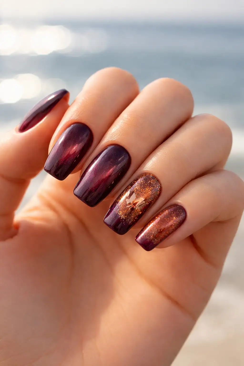 Autumn Sea Red