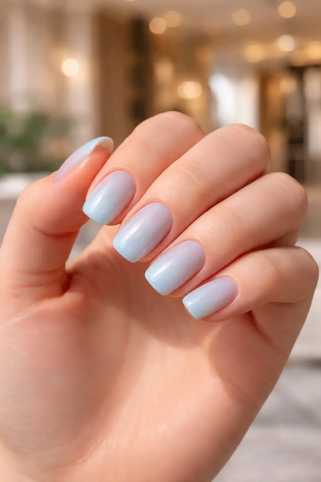 Icy Office Blue