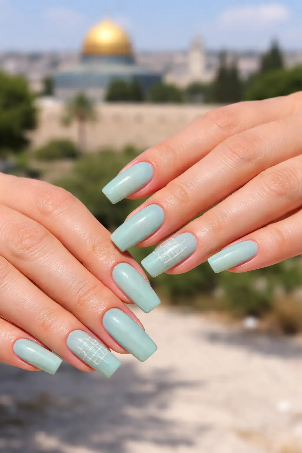 Mint Holo Grid