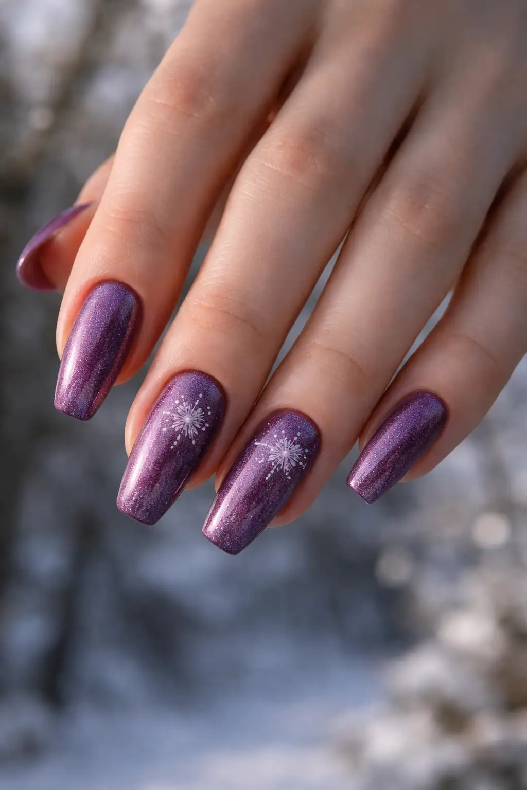 Plum Frost Velvet
