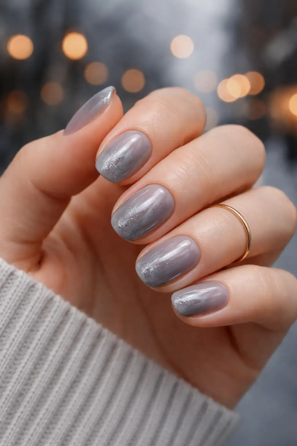 Pearl Grey Glam