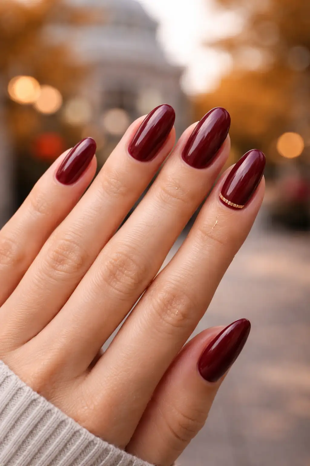 Burgundy Halo
