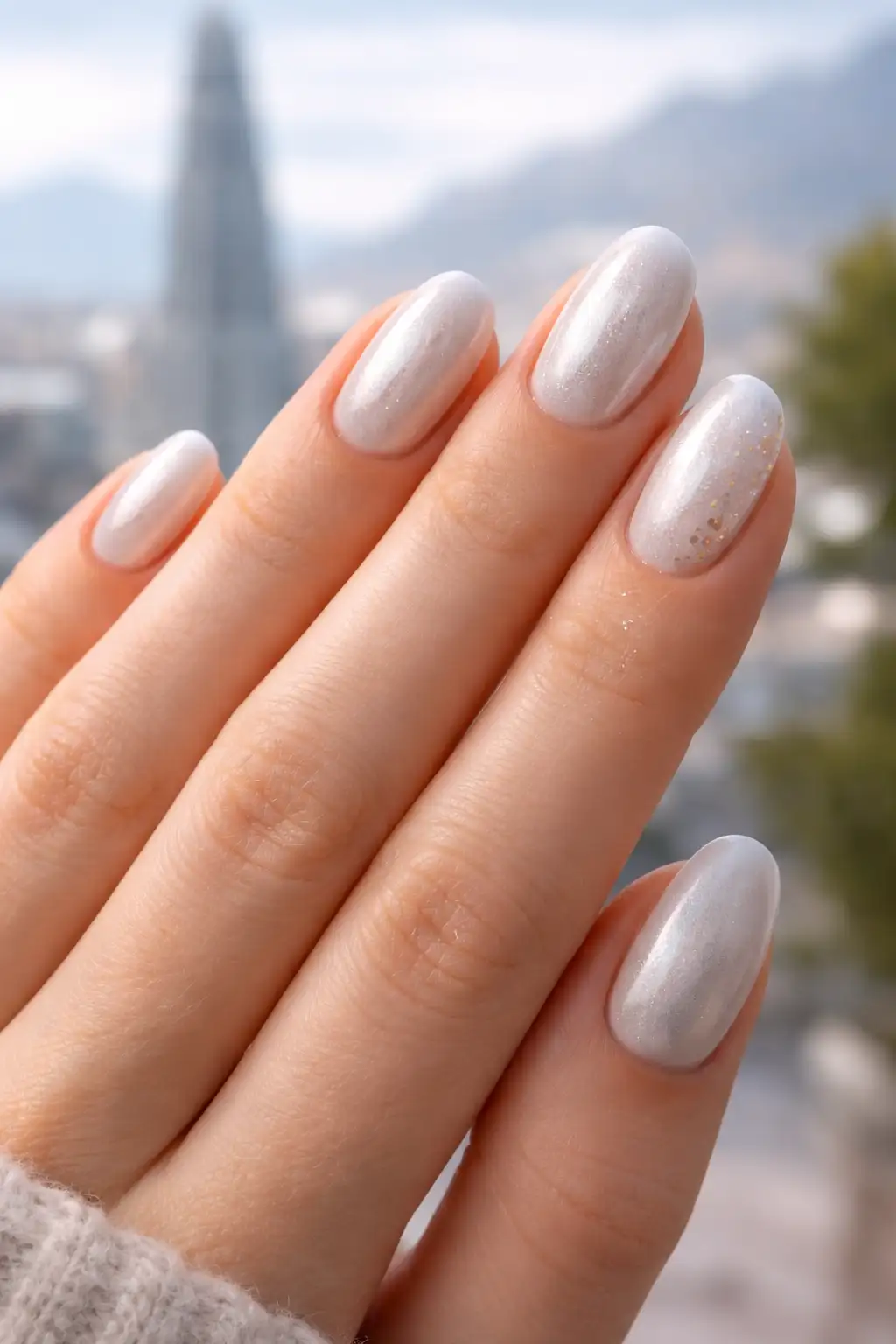 Winter Toast Nails
