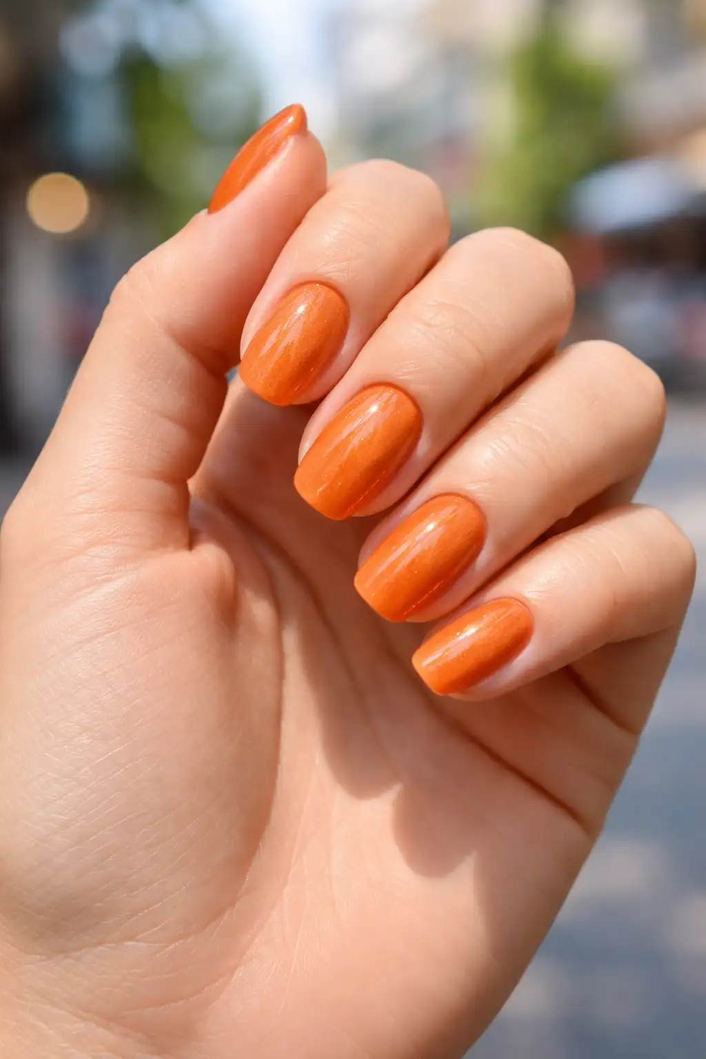 Court Orange Velvet