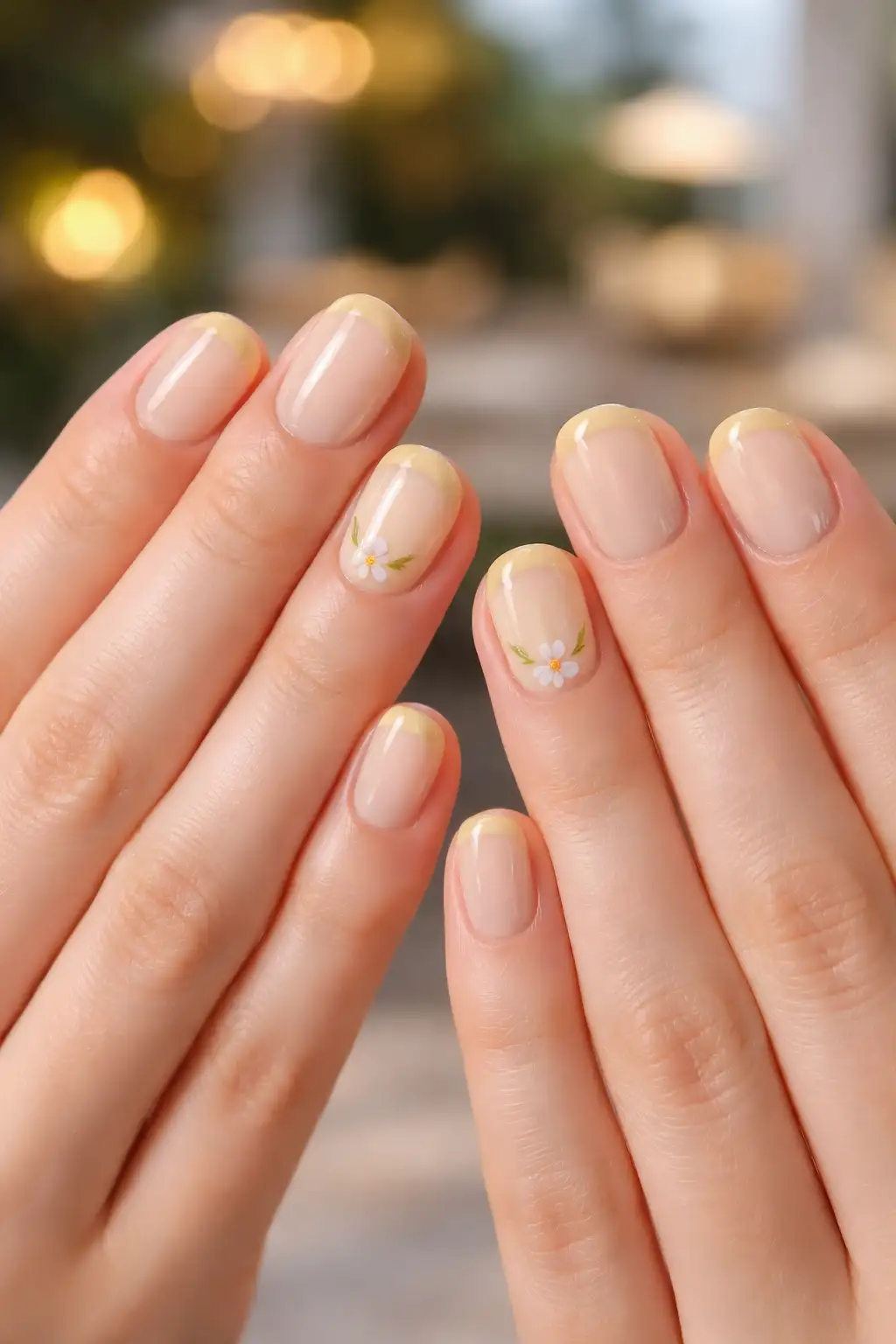 Lemon Holo Tips