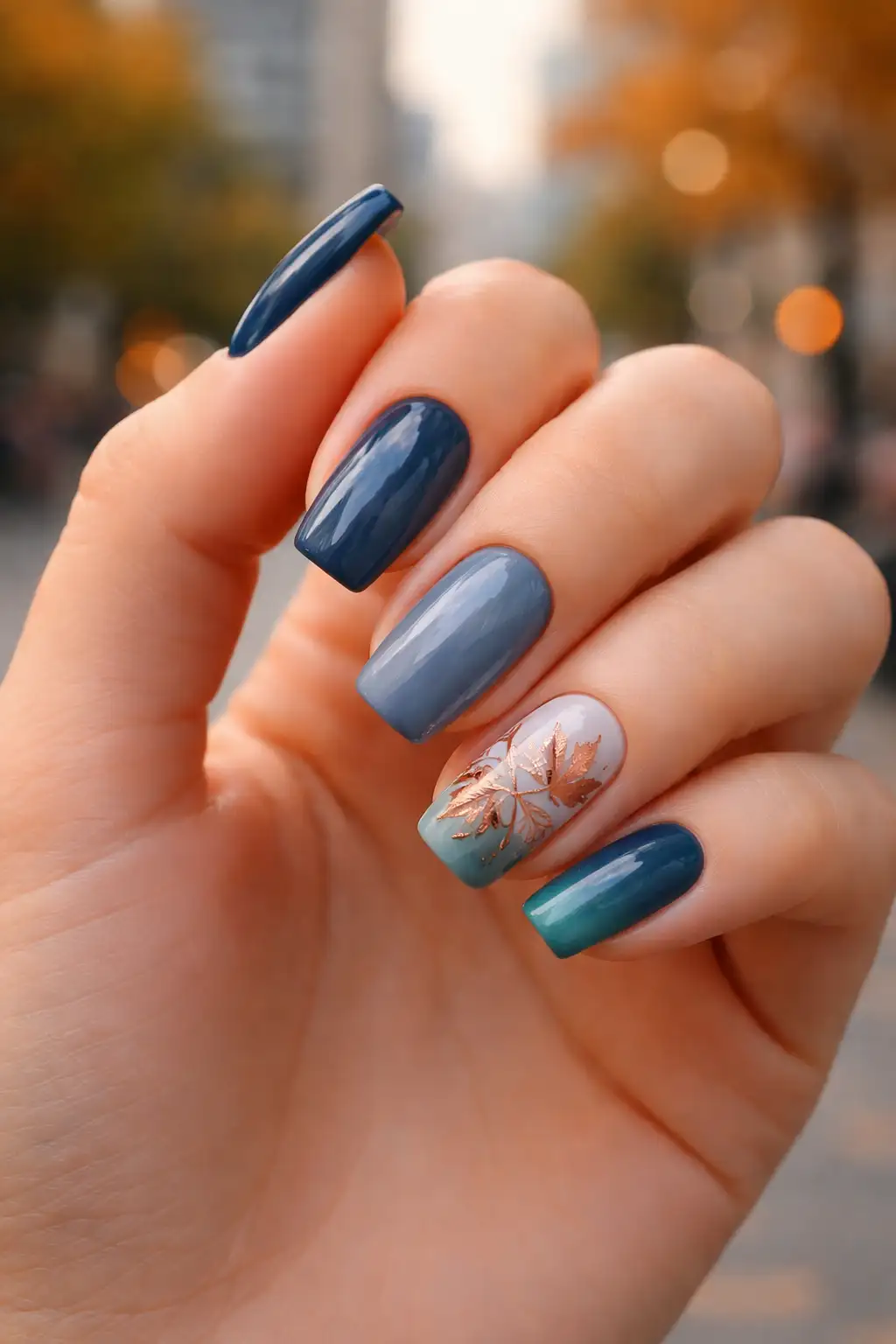 Autumn Blue Mix